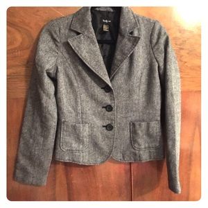 Grey tweed blazer
